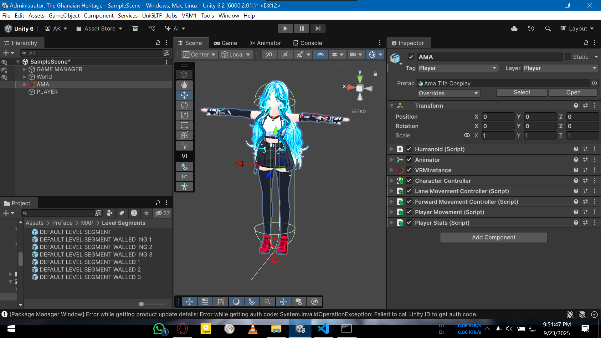 Week 4 – Player Movement Test